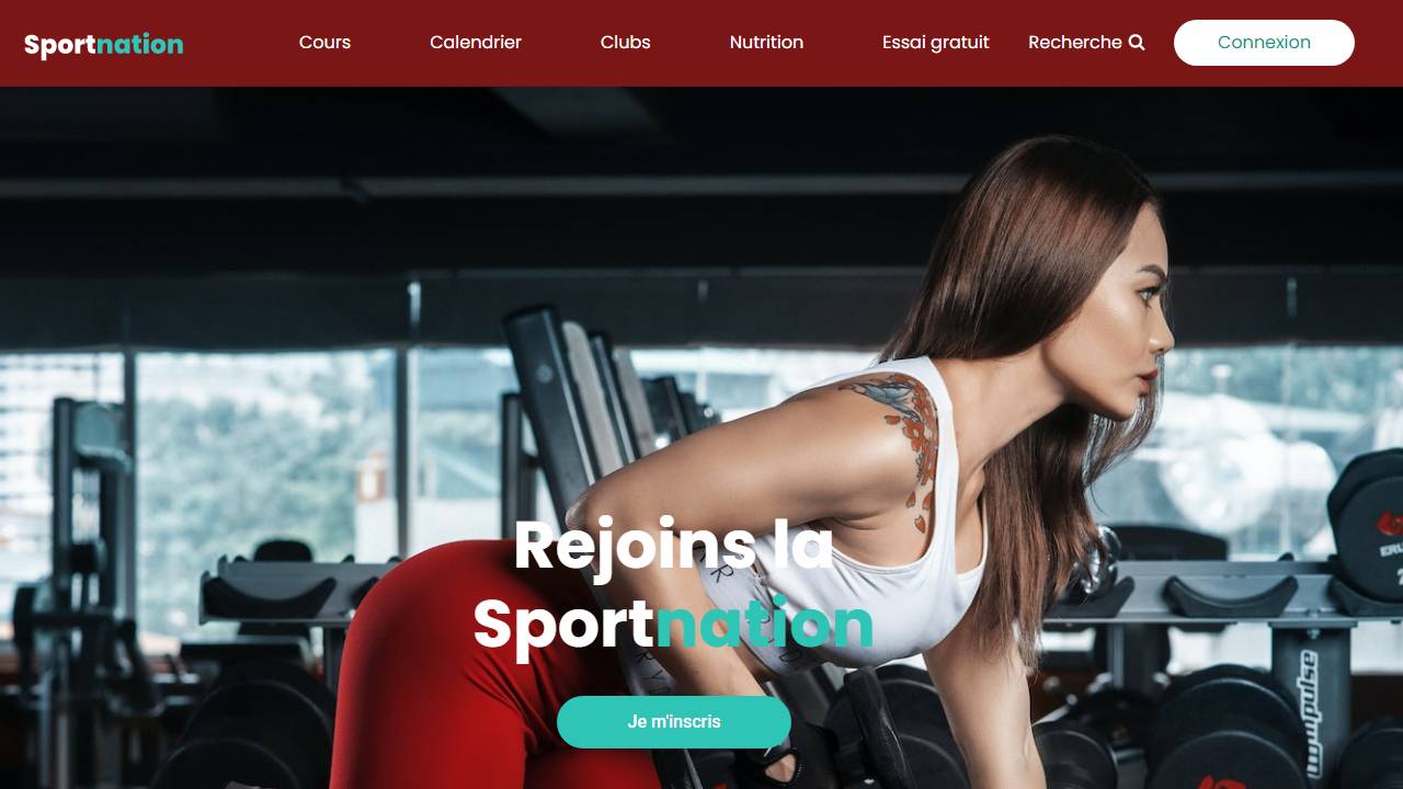 image du site web sportnation